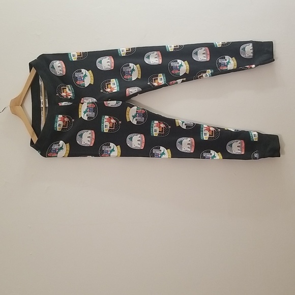 Old Navy snow globe Christmas pajama legging - Picture 1 of 6